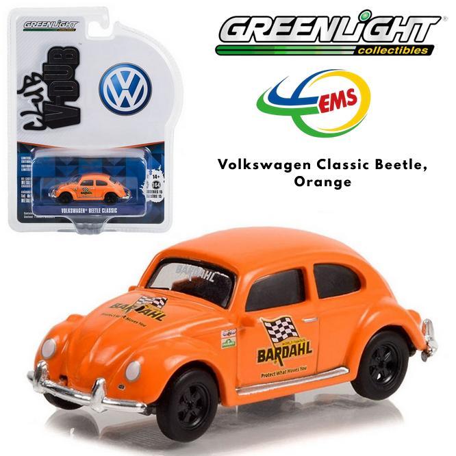 Greenlight 1/64 Volkswagen Classic Beetle, Orange