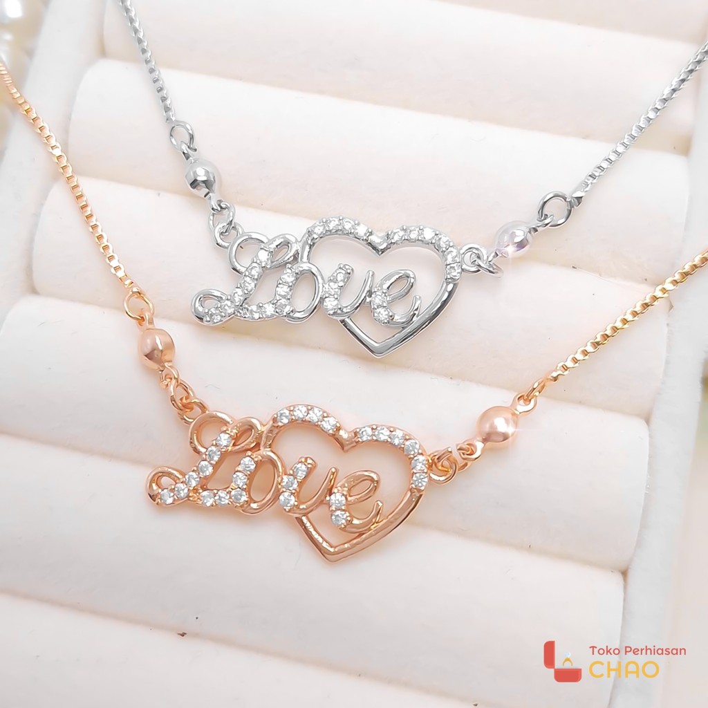 Kalung KOYE Titanium Perhiasan Wanita Lapis Emas Dan Perak KOYE.06