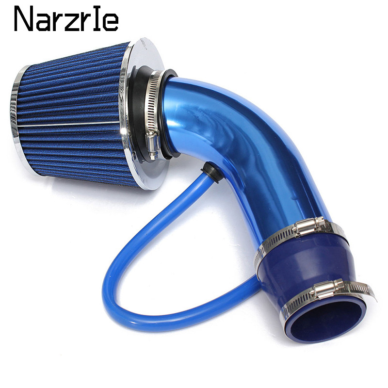 Filter Udara Musim Dingin Model Mushroom Head 76mm untuk Mobil, Pipa Intake Filter Aliran Tinggi, Fi