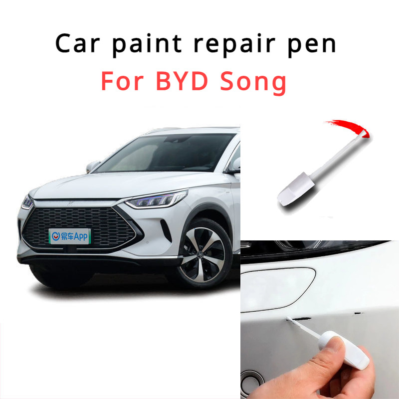 Pena perbaikan cat mobil khusus BYD Song, warna abu-abu, untuk perbaikan goresan cat mobil asli BYD 