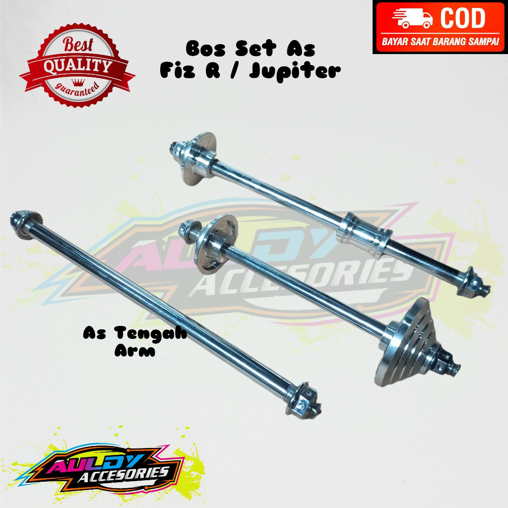 As Roda Depan Belakang Plus Tengah Yamaha Fiz R  Fizr Jupiter Z Set Bosh Bos Boshing Tromol Gearbok 