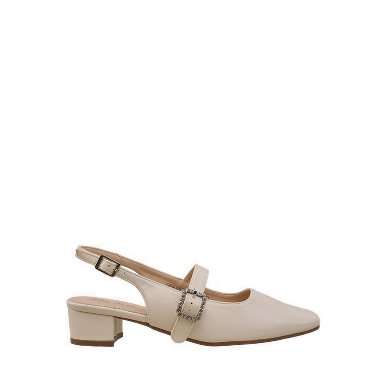 Payless Nine West Womens Anica Mary Jane Heels - Off White_04