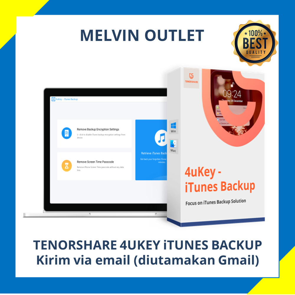 TENORSHARE 4UKEY iTUNES BACKUP FULL VERSION - PC WINDOWS