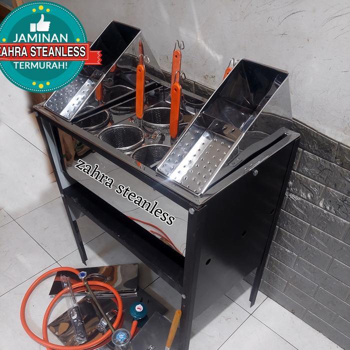 dandang mie ayam 4 lubang set meja / boot / Dandang mie kocok jumbo - set lengkap