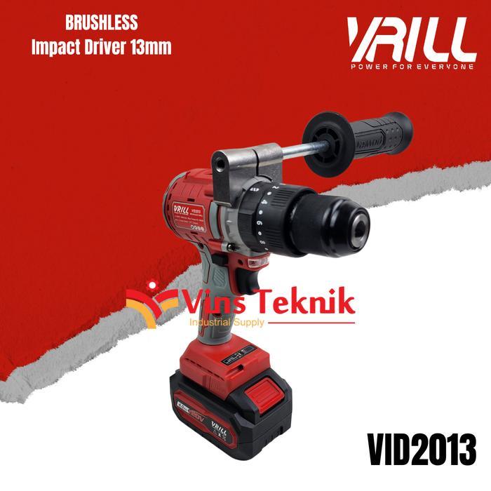 Cordless hammer drill VRILL VID2013 13mm mesin bor baterai VID 2013
