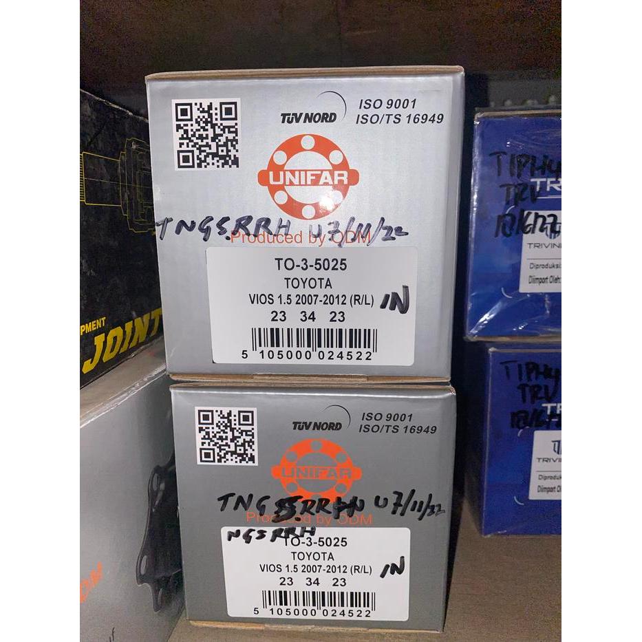 Cv joint dalam vios old unifar 2004-2012 bermutu