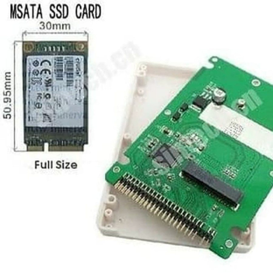Casing ssd Msata SSD to 2.5" IDE Converter