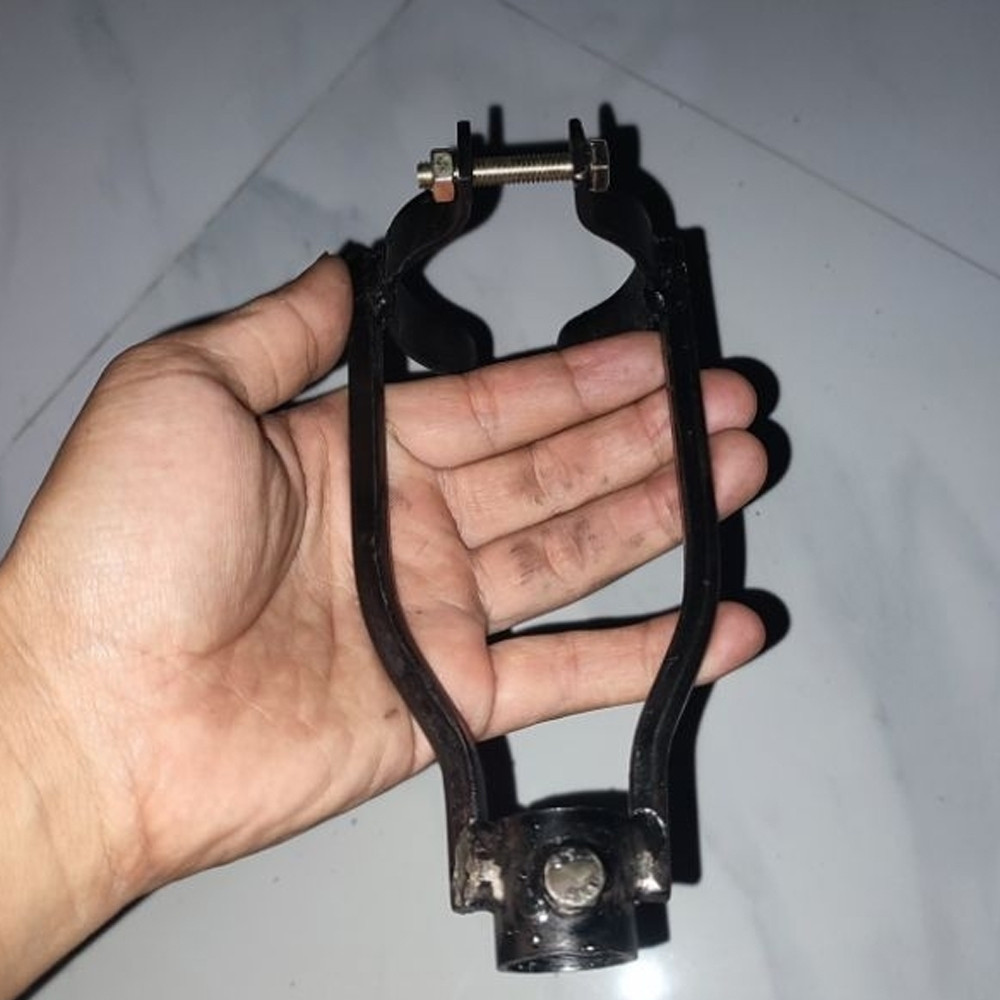 Adaptor Bor Bobok Kayu Tebal Dudukan Lubang Bor Kotak Bracket Mesin Bobok Kayu Alat Tukang Kayu