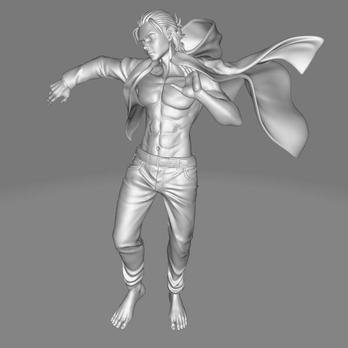 Diorama Diecast AOT Eren Yeager Skala 1 64 Figure Miniatur