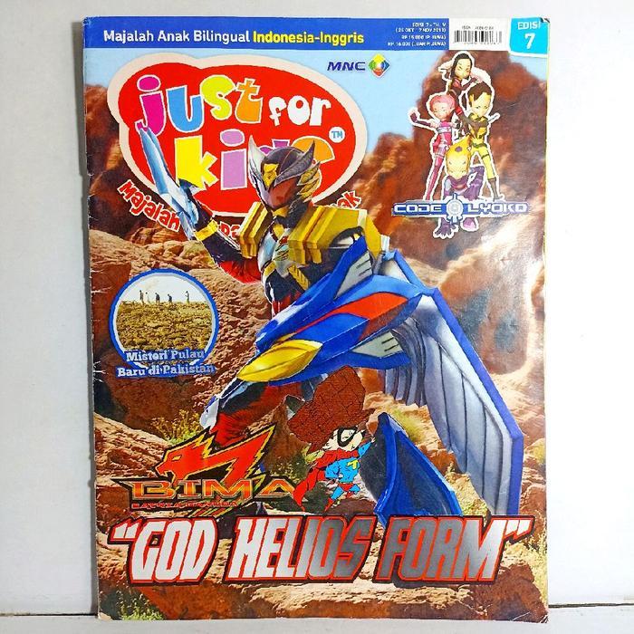 majalah anak just for kids bima God Helios form 25 Oktober 2013