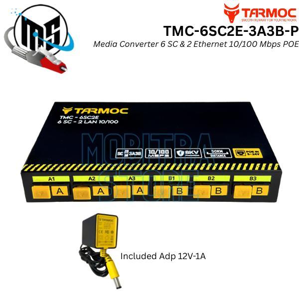 NETHIVE Media Converter 6 FO 2 LAN | 6FO 2LAN | 6 Port FO 2 Port LAN - 6SC-2LAN 3A3B-P
