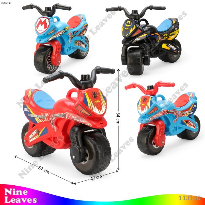 Mainan Anak Tunggangan Sepeda Motor Anak Kawasaki Ninja / Avengers
