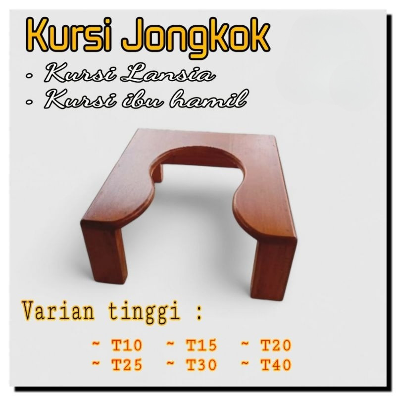 Kursi toilet kursi jongkok ibu hamil lansia portable