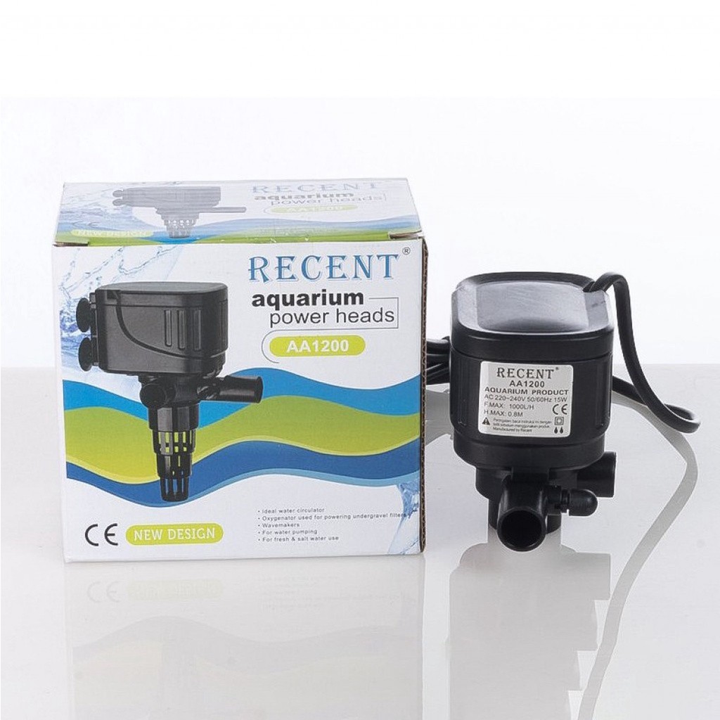 Pompa Celup Waterpump Power Head Recent AA 1200 Recent AA1200
