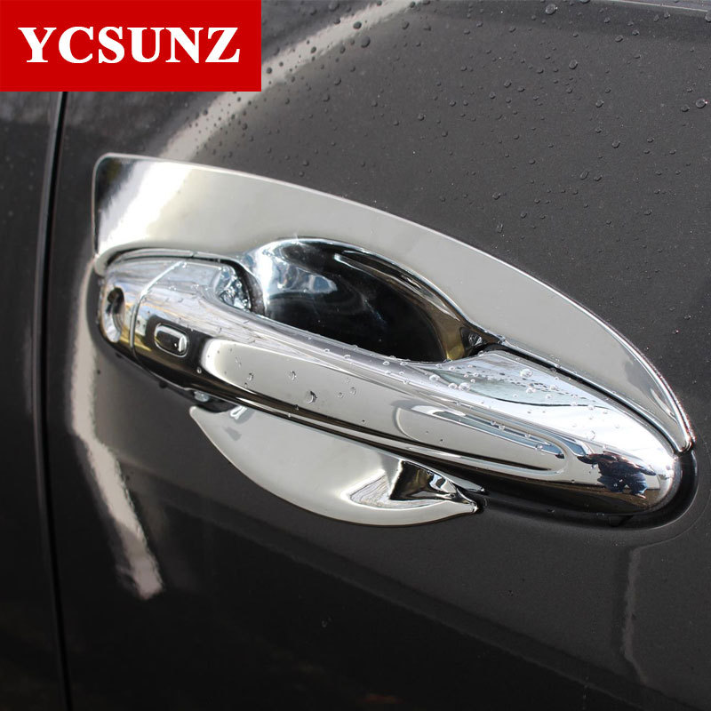Penutup Mangkuk Pegangan Pintu ABS Untuk Toyota Fortuner Hilux Sw4 2016 2017 2018 2019 2020 2021 Aks