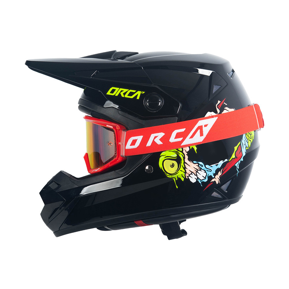 Orca Powergear - Bundling Helm Roamers + Goggle Aeroview Red