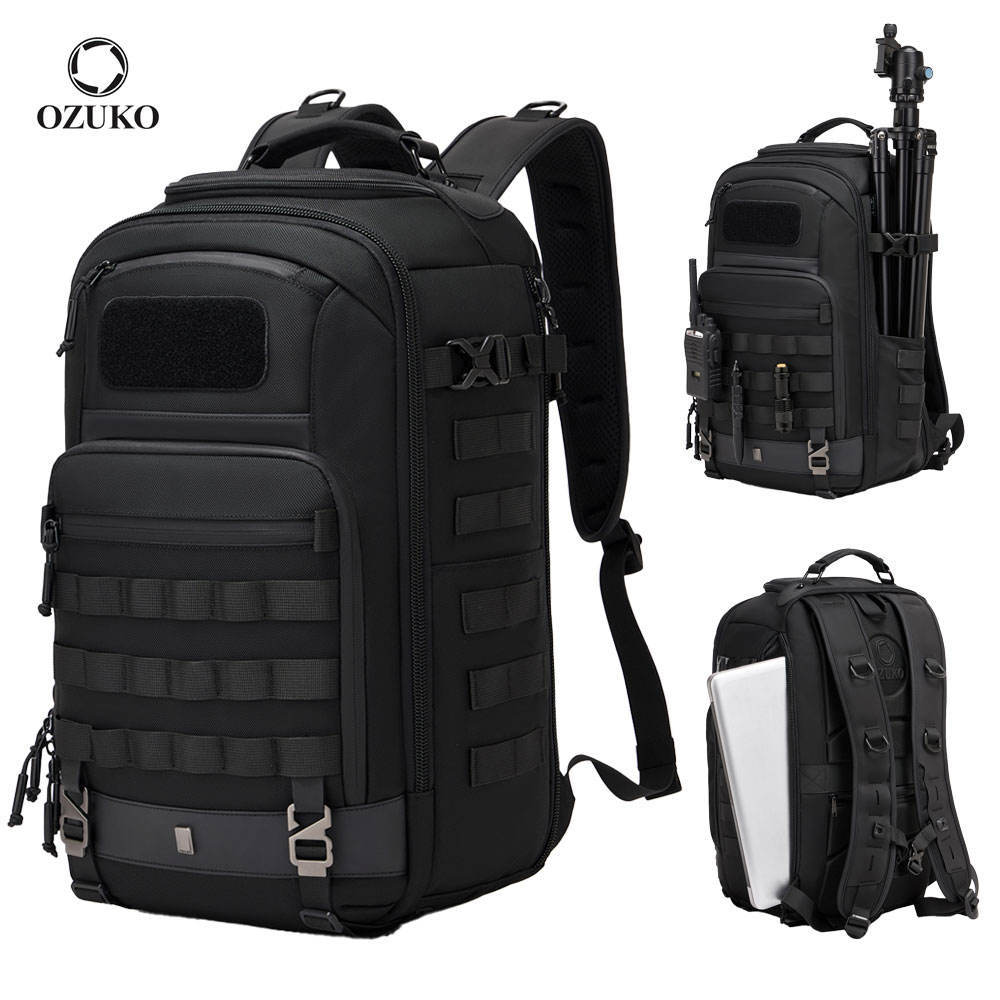 OZUKO Ranger Backpack #9902 - Tas Ransel Pria Tactical Anti Air 26L Laptop Travel