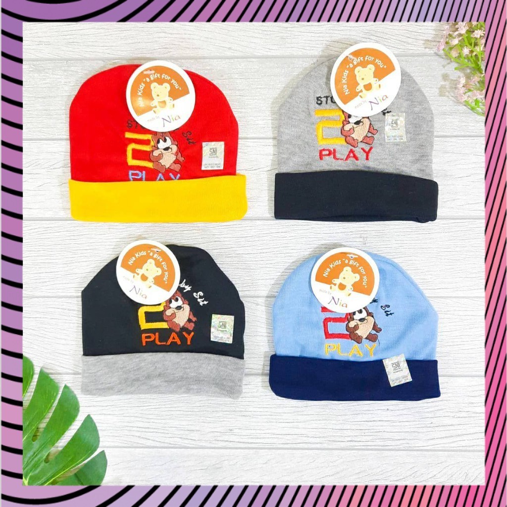 Berkualitas TOPI BAYI NIA TAZMANIA / TOPI BAYI BORDIR / TOPI NIA MURAH TAZMANIA [SF][P03V]BEST SELLE