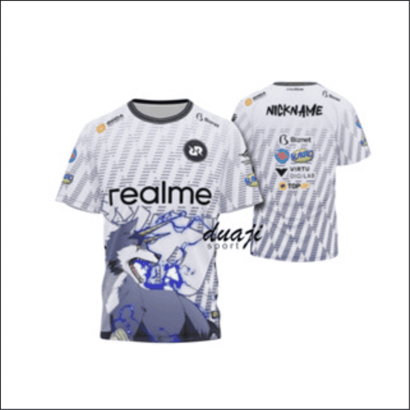 Kaos Gaming RRQ Full Printing Bahan Dryfit Adem Desain Keren