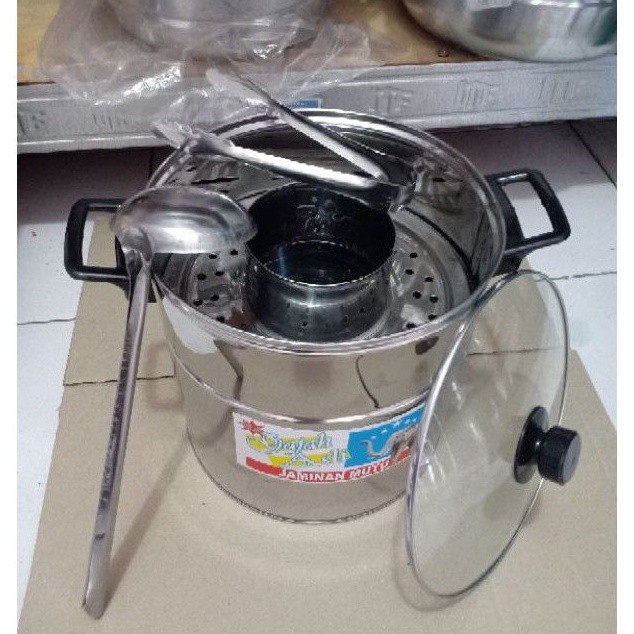 dandang bakso tutup kaca 22-24&26