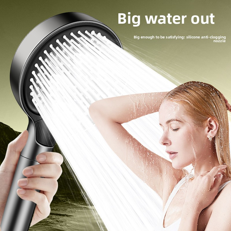 Upgrade Your Shower 3-in-1 Handheld Shower Head with Mixed/Rain/Spray Modes, Easy Install, Gray – Sp