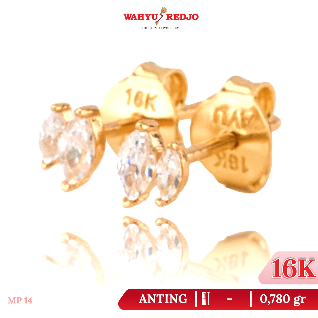 Anting Emas Kadar 16K Wahyu Redjo AN-16K-31058424-PMR