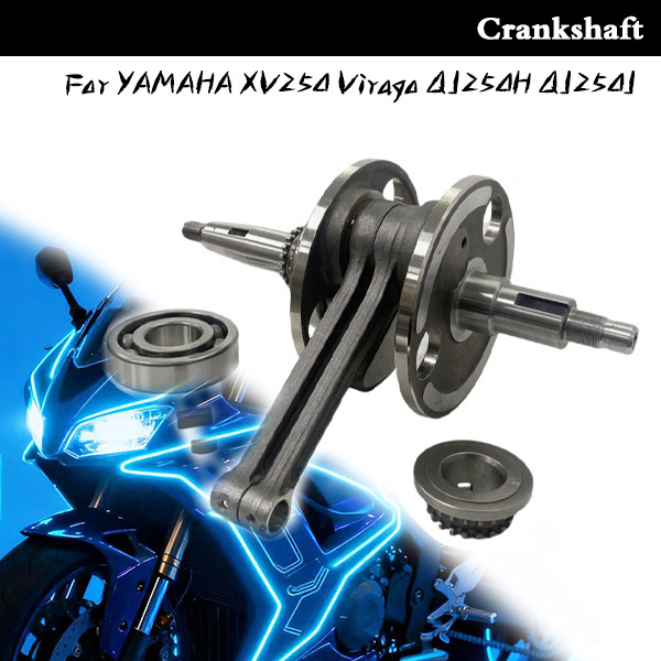 Aksesoris Motor Berkualitas Tinggi, Rakitan Poros Engkol Mesin Untuk YAMAHA XV250 Virago XV 250 QJMO