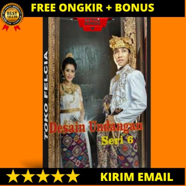 Template Desain Undangan Pernikahan Seri 6