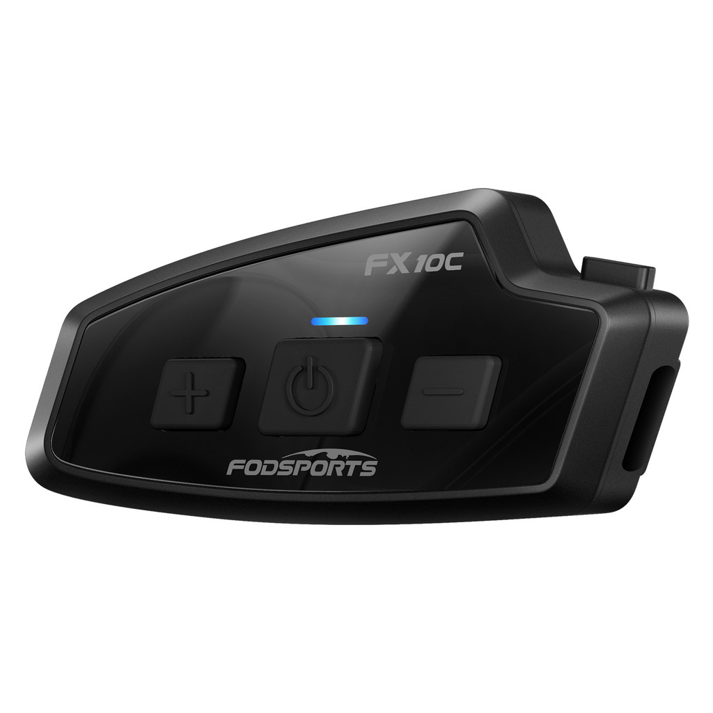 Fodsports FX10C Motorcycle Intercom Bluetooth Mesh Intercom Wireless Helmet Headset,Music Share,FM R