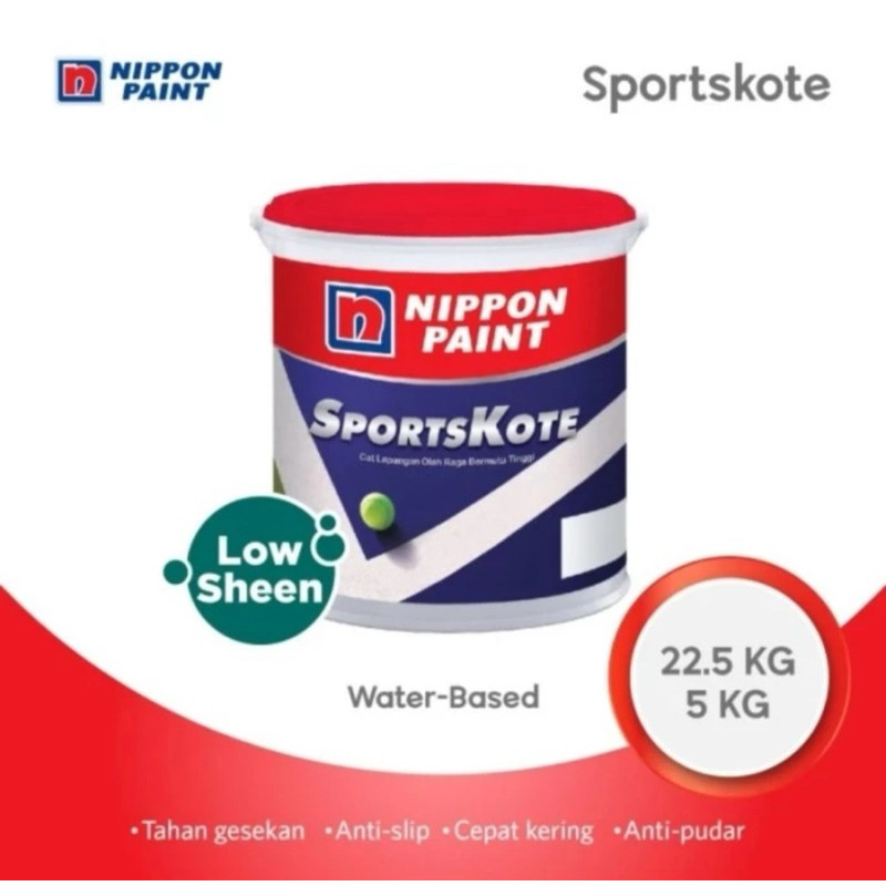 Nippon Sportskote Cat Lapangan (Cat Lantai) 5 Kg