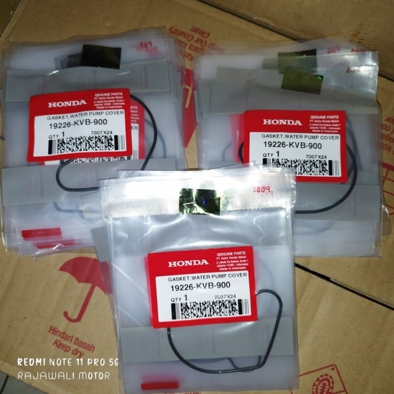 19226-KVB-900 oring waterpump vario 110 karbu KVB AHM original