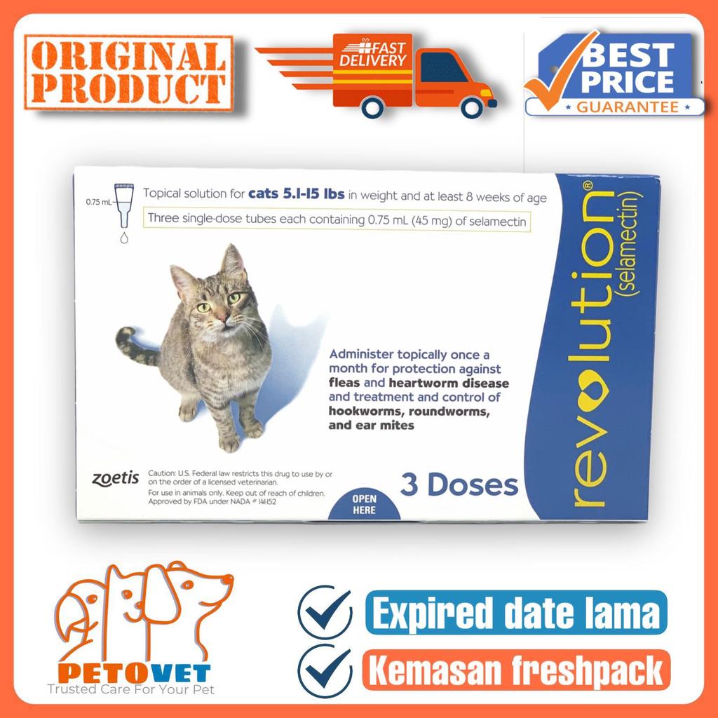 Revolution cat adult / Obat Kutu Kucing Revolution