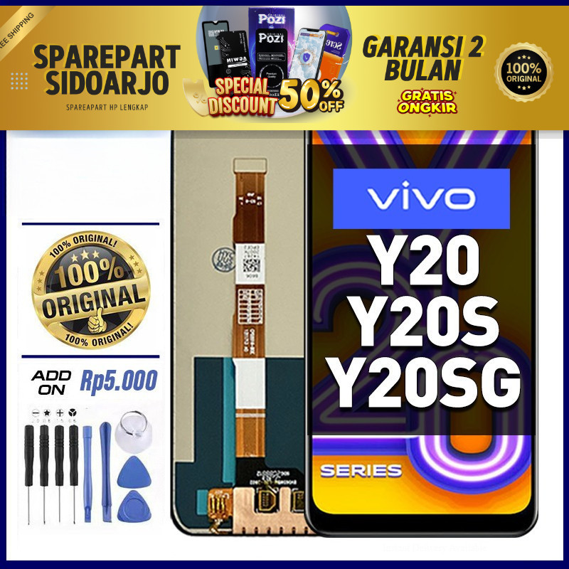 LCD VIVO Y20 - VIVO Y20S - VIVO Y20S G Touchscreen Fullset-Original Compatible For Glass Touch Scree