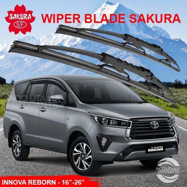Wiper Kaca Depan Innova Reborn Wiper Mobil SAKURA - Warna PASSSSS