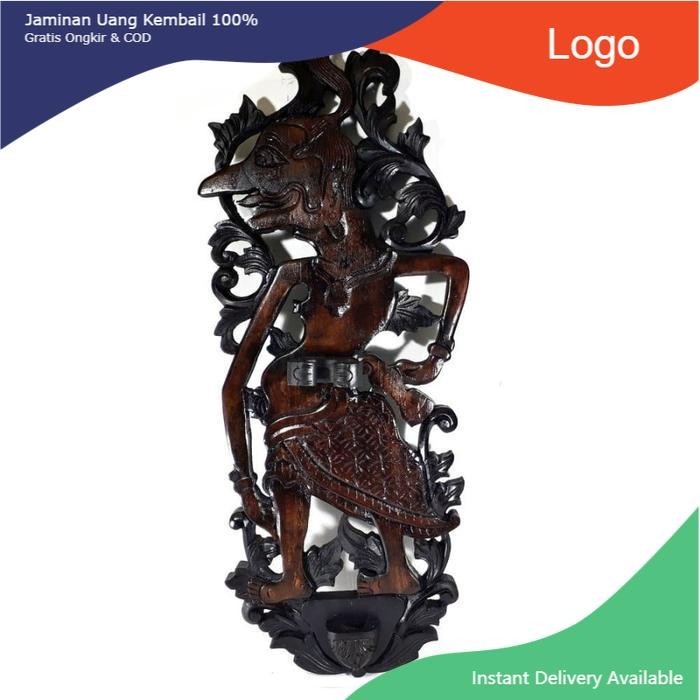 Blawong keris Ukiran Punokawan Wayang Petruk Kayu Jati ND11