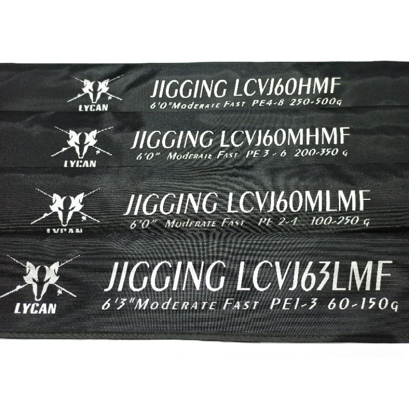 BISA (COD) BLANK CARBON LYCAN XXX WRAP PE 0,6-1,2 1-2 1-3 2-4 3-6 4-8 5-10 JIGGING LCVJ60MLMF CUSTOM