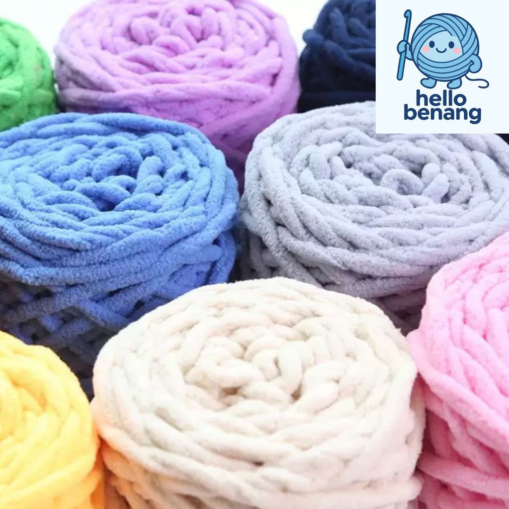 Katalog- Benang Rajut Chenille / Chenille Yarn / Benang Rajut Handuk Chenille