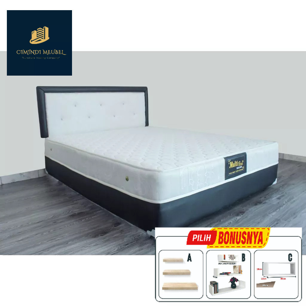 springbed boxy springbed full set ukuran 160x200 multistar CM 2