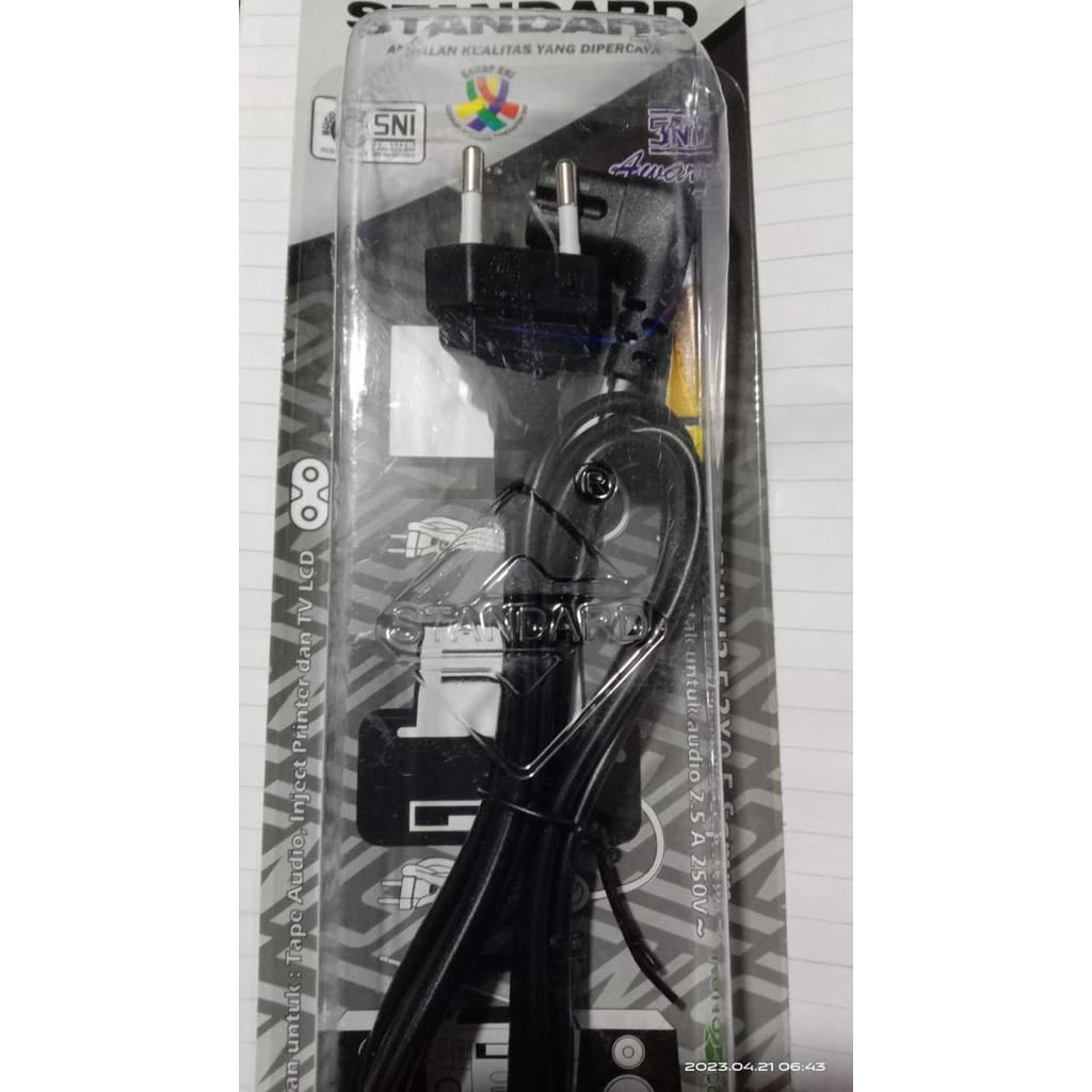 STANDARD Kabel Tape Kabel Radio Kabel Angka 8 Kabel Power TV Bengkok Tahan Panas