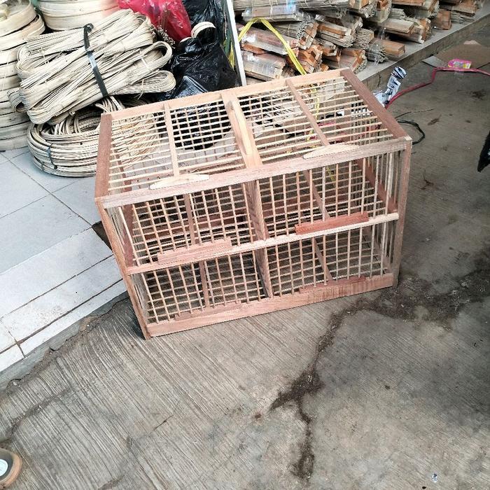(AMBRUKAN) DONDANG MERPATI 2.PASANG 4 PINTU SIAP RAKIT KANDANG BURUNG DONGDANG BURUNG DARA dongdang 