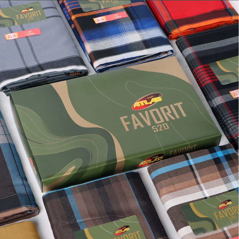 10 Pcs Grosir Sarung Atlas Favorit 520 Motif MIX bahan halus dan lembut [Garansi Original]