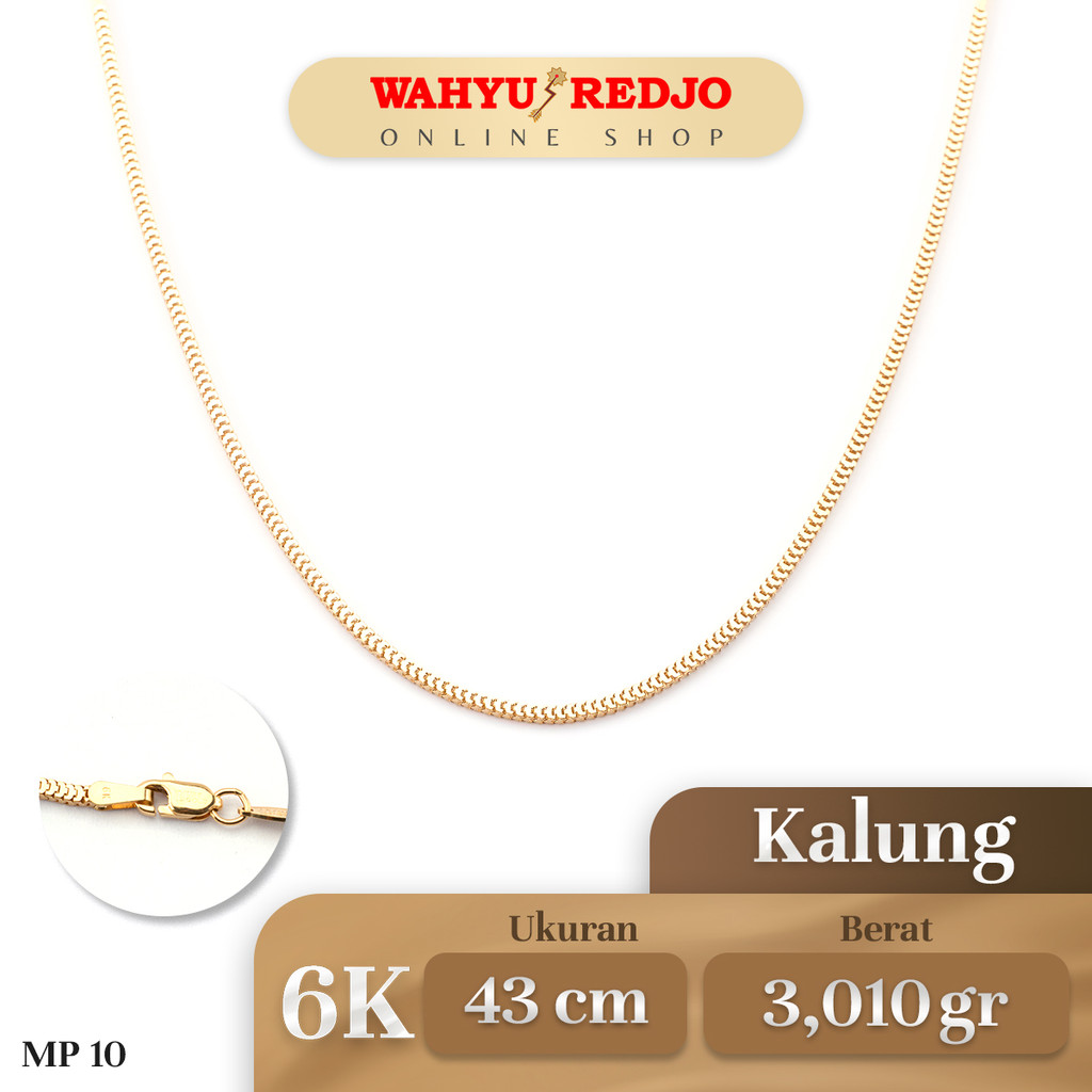 Kalung Emas Polos 6K Wahyu Redjo KL-6K-29777113