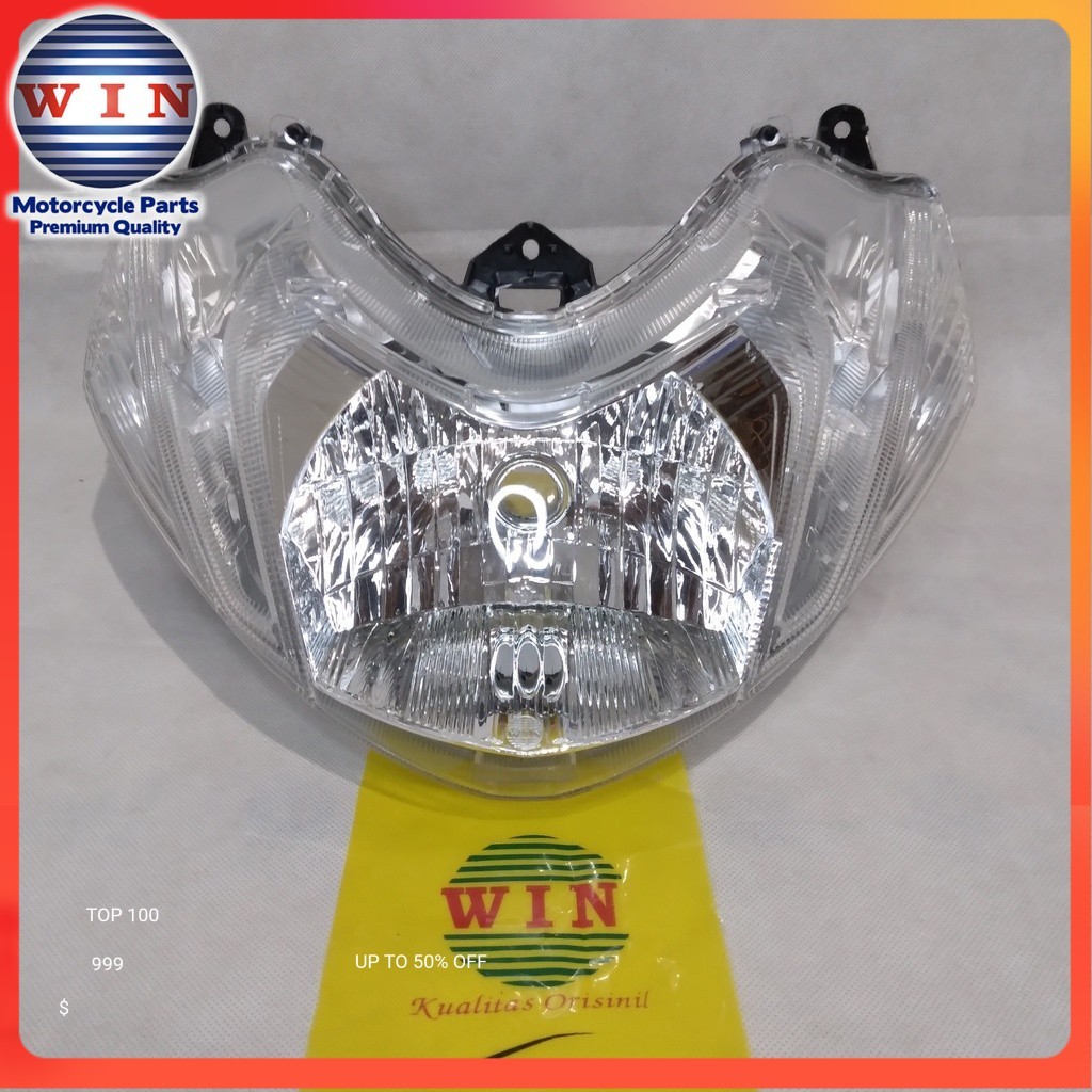 Lampu Depan Mio 125 M3 2014 2015 2016 2017 2018 2019 | reflektor headlamp WIN | front head lamp senj