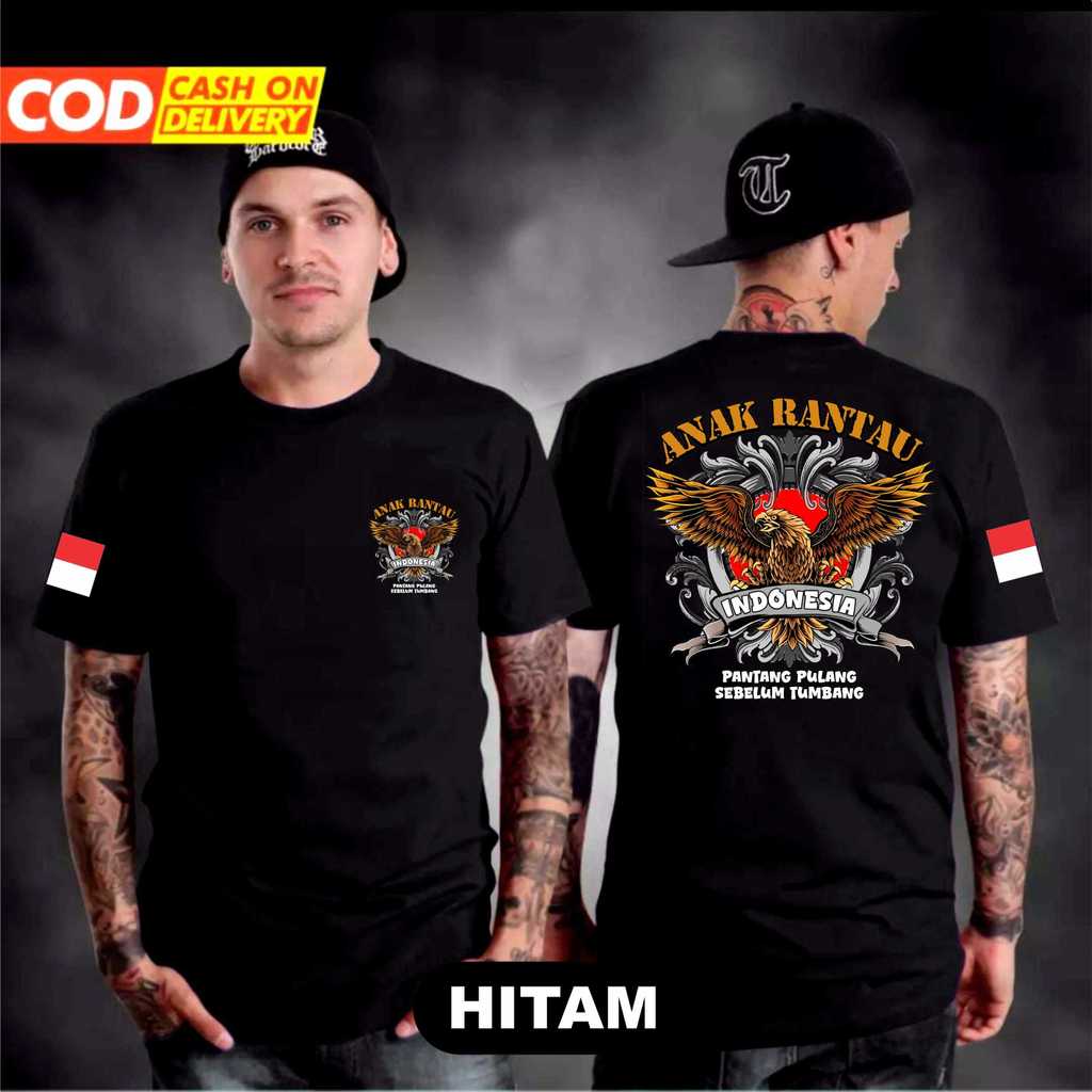 VINA KAOS DISTRO ANAK RANTAU BURUNG / KAOS DEWASA UNISEX KOMUNITAS /KAOS OBLONG T-SHIRT BENDERA DITA
