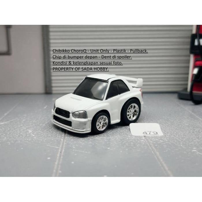 Chibikko ChoroQ Choro Q Subaru Impreza Putih Pullback Unit Only SBAtoys