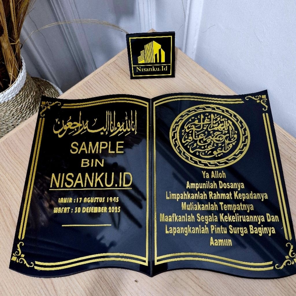 Nisanku.id - Batu Nisan 30x40 Granit Berkualitas Super