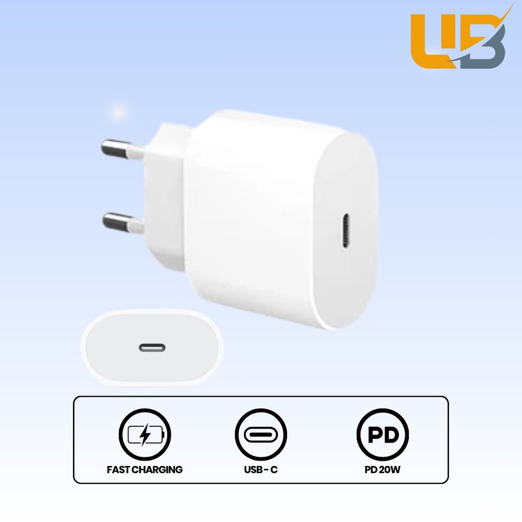 BEISOKY Adaptor Kepala Charger Iphone 20W Batok Kepala Charger iphone 20W