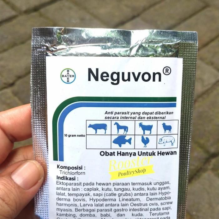 BAYER NEGUVON 10 gram Obat Kutu Hewan Membasmi Kutu Caplak Tungau Nyamuk Semut Rayap Lalat Laba-laba