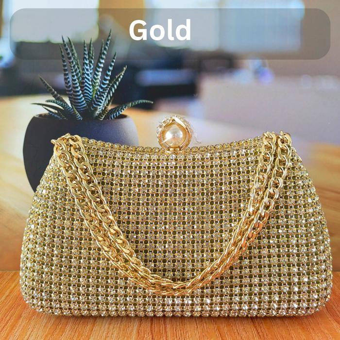 Tas Kondangan Wanita Elegan Tas Pesta Kristal Mewah Elegan Tas Cantik Pesta Kondangan Import Kekinia
