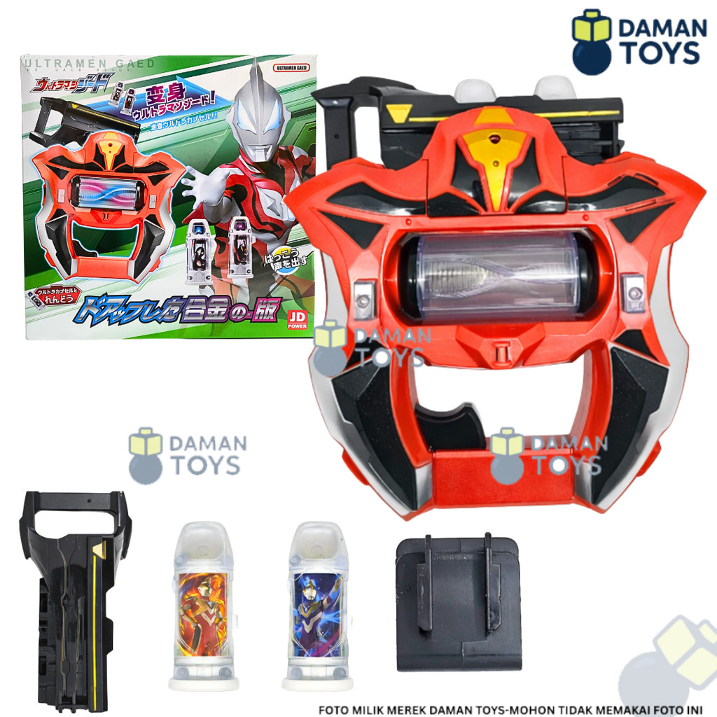 Senjata Ultraman DX Ultra Geed Fusion Riser Mainan Pedang Ultraman Geed